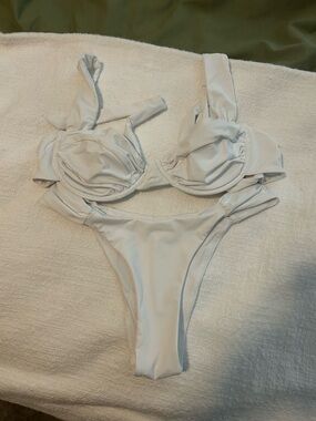 Women’s ALT Swim White Underwire Bikini Set